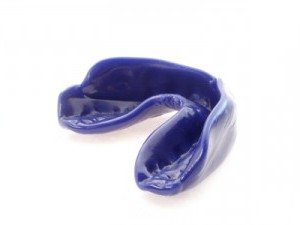 Mouthguard A photo a custom made mouthguard.