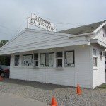 Small white building is where this dairy joy is located in Thomaston.