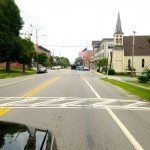Driving into Thomaston Maine