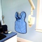 Why do we use lead aprons when taking dental x-rays?